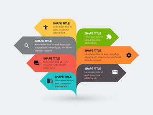 Șabloane-PowerPoint cu steaguri multiple