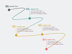 Gelombang-Titik-PowerPoint-Templat