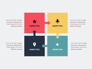 Matrix-Circulation-Square-PowerPoint-Modelo