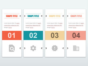 Modèles PowerPoint pour boîte ronde articulée en anneau