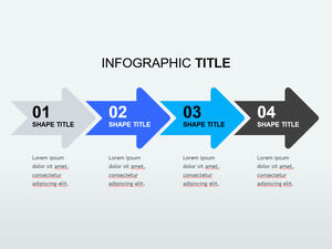 圆形箭头过程-powerpoint-模板