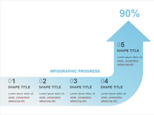 Modelos Arrow-Rise-PowerPoint-Modelos