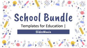 School Bundle 06。教育模板。