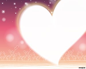 Modèle mignon d'amour Powerpoint