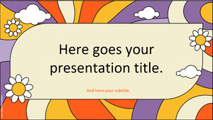 Groovige Folien. Eine Art Vorlage der 70er