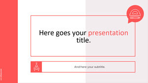 蘆葦，業務演示文稿模板。