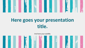 Ellis, modèle de présentation formel avec un motif de lignes en détresse.