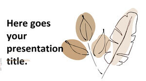 Софи, элегантный шаблон презентации.