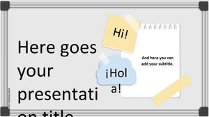 화이트보드 배경 템플릿입니다.