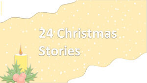 강림절 달력 대화형 템플릿입니다.