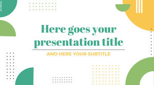 Verde-Amarelo 幻灯片主题。