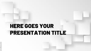 Darmowy minimalistyczny szablon dla Prezentacji Google lub prezentacji PowerPoint Stracciatella