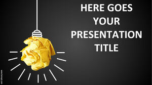 Șablon gratuit Potter pentru diapozitive Google sau prezentări PowerPoint