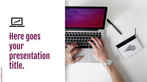 Șablon formal gratuit Hobart pentru diapozitive Google sau prezentări PowerPoint