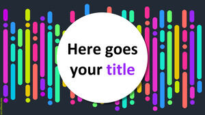 適用於 Google 幻燈片和 PowerPoint 的霓虹燈免費模板
