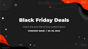Modello di presentazione gratuito delle offerte del Black Friday - Tema di Presentazioni Google e modello di PowerPoint