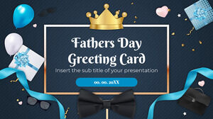Happy Fathers Day Free Presentation Template – Google Slides Theme and PowerPoint Template