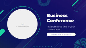 Business Conference Free PowerPoint Template and Google Slides Theme