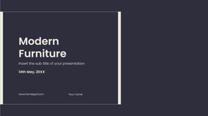 Modern Furniture Free PowerPoint Template and Google Slides Theme