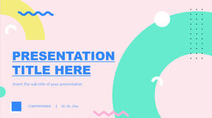 Temi gratuiti di Presentazioni Google e modelli PowerPoint per la presentazione del portfolio di Memphis