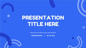 Modelos de Apresentação Gratuitos de Padrões Simples