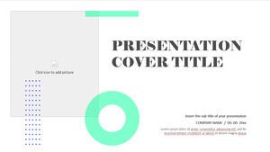 Template Presentasi Gratis portofolio sederhana