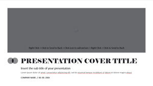 Modelos de apresentação gratuitos mínimos para arquitetos