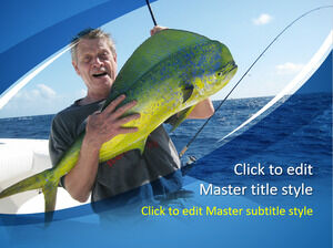 Ücretsiz Büyük Balık PPT Şablonu