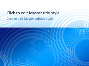 무료 블루 피피티 템플릿