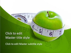 Modèle PPT Apple de mesure de régime gratuit