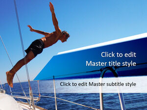 Modèle PPT d'aventure de plongée gratuit