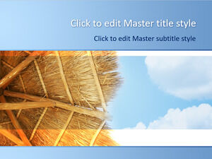 免費海灘放鬆PPT模板