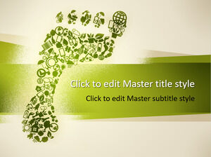 免費生態足跡PPT模板