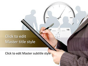 無料オフィス日記PPTテンプレート