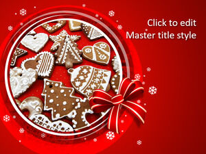 Darmowy szablon PPT do pieczenia na Boże Narodzenie
