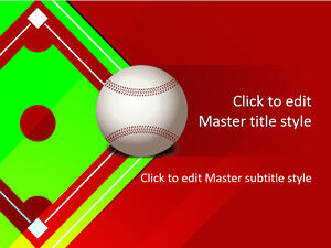 Bezpłatny szablon PPT Baseball Grand Slam