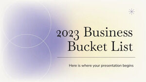 Business-Bucket-List 2023