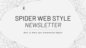 จดหมายข่าวสไตล์ใยแมงมุม