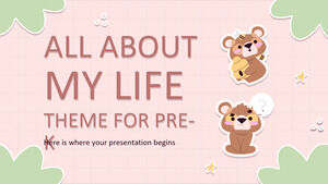 Alles über mein Leben Theme für Pre-K