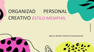 Creative Memphis Style - Organizator personal