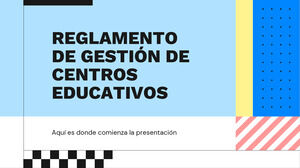 Règlement sur la gestion des centres éducatifs