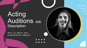 表演試鏡職位描述