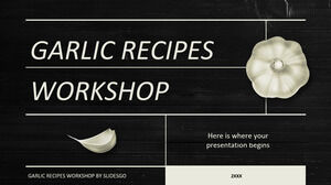 ورشة وصفات الثوم