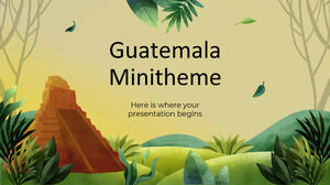 Minithème Guatemala