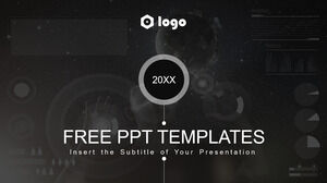 Electronic Technology Theme PowerPoint Templates