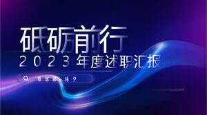 Modello PPT della relazione annuale sul clima aziendale graduale