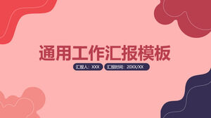 Morandi allgemeiner Arbeitsbericht ppt-Vorlage