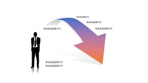 การเลือกแบบก้าวหน้าเมื่อเทียบกับการดาวน์โหลดบรรจุภัณฑ์แผนภูมิ ppt ลูกศรทั่วไป (11P)