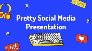 Bonitas redes sociales. Plantilla PPT gratuita y tema de Google Slides