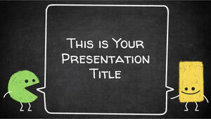 Cute Geometry. Free PowerPoint Template & Google Slides Theme